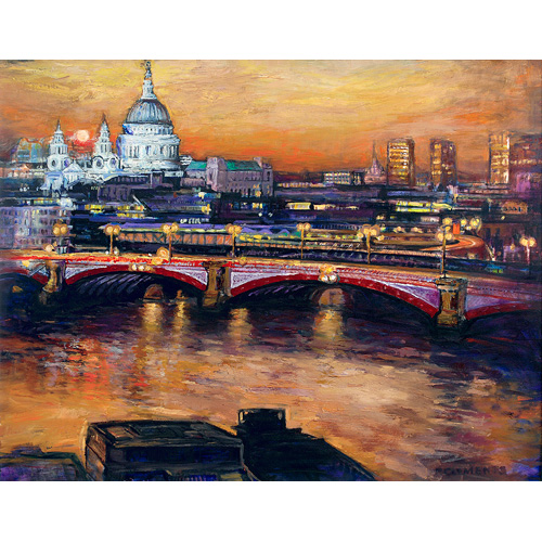 St Paul's Cathedral and Blackfriars Bridge