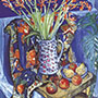 Still Life with Oranges and Blues